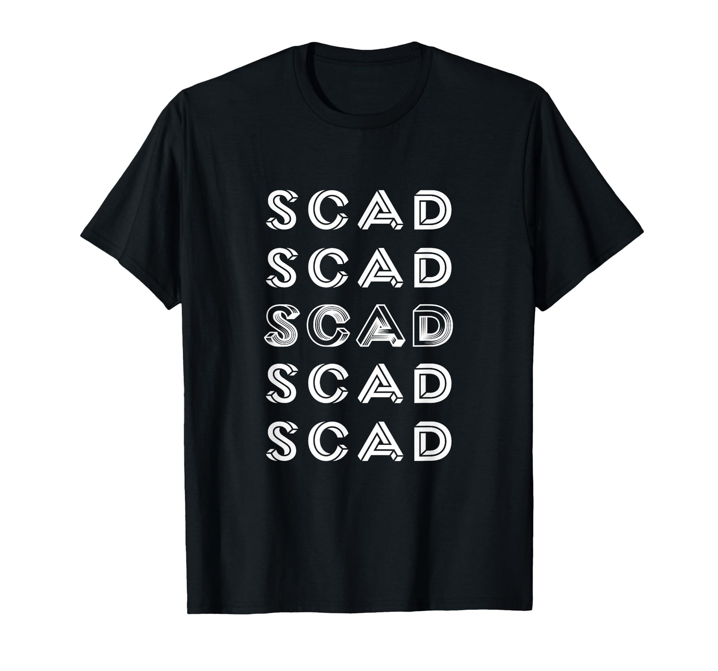 SCAD 3D M.C. Escher Style College T-Shirt