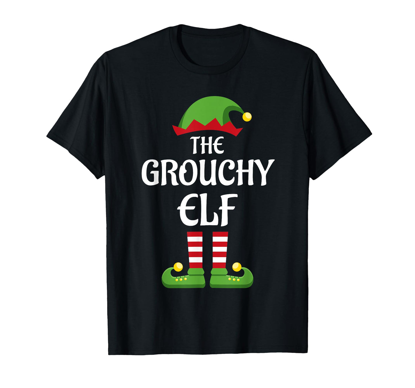 Grouchy Elf Family Matching Group Christmas T-Shirt