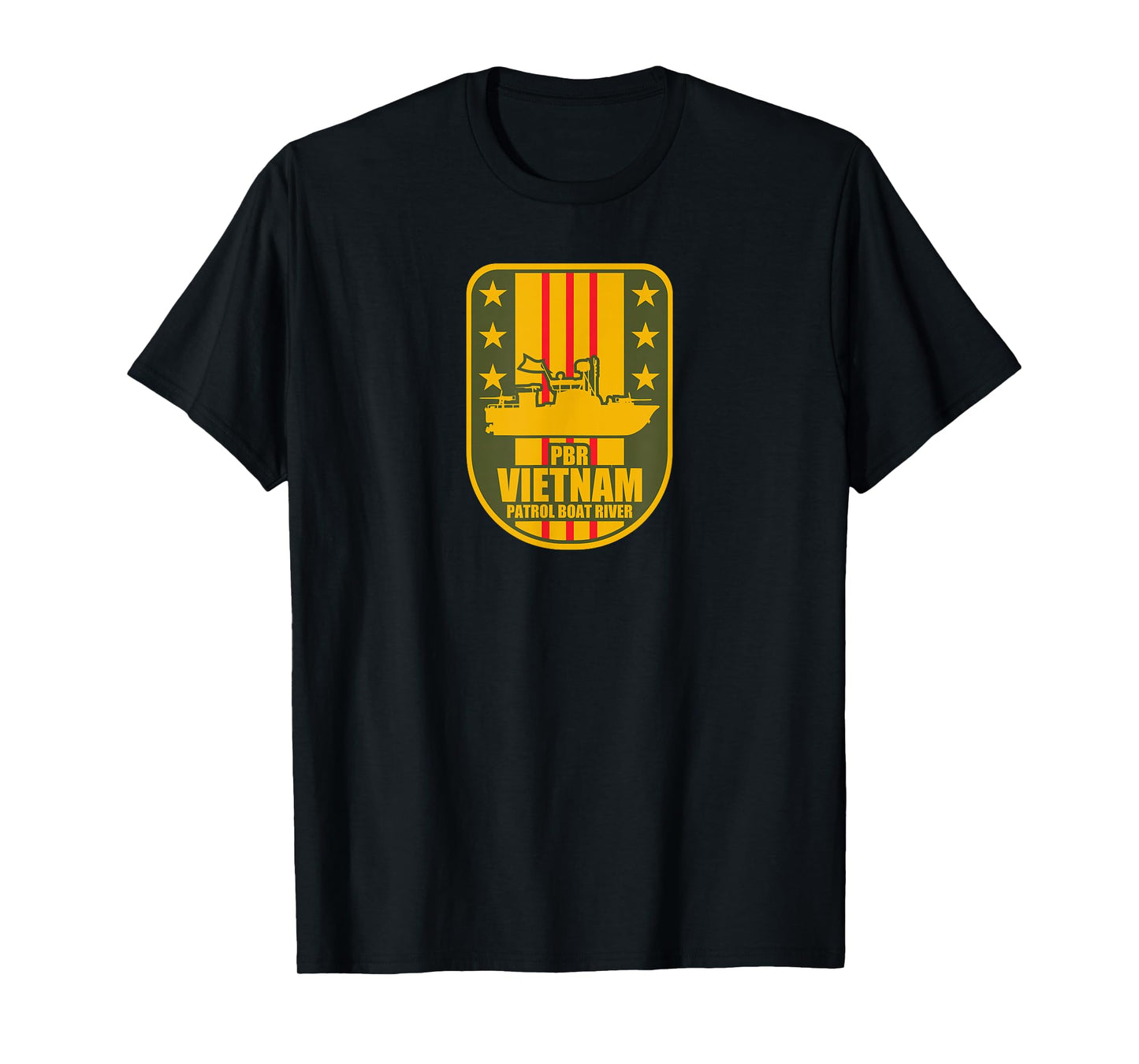 PBR Patrol Boat River Vietnam Patch T-Shirt