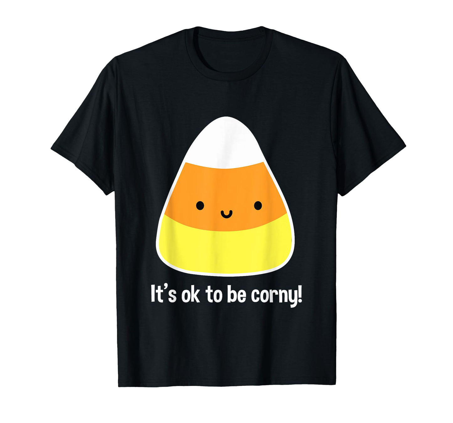 Funny Candy Corn Design for Women Cute Kawaii Halloween T-Shirt
