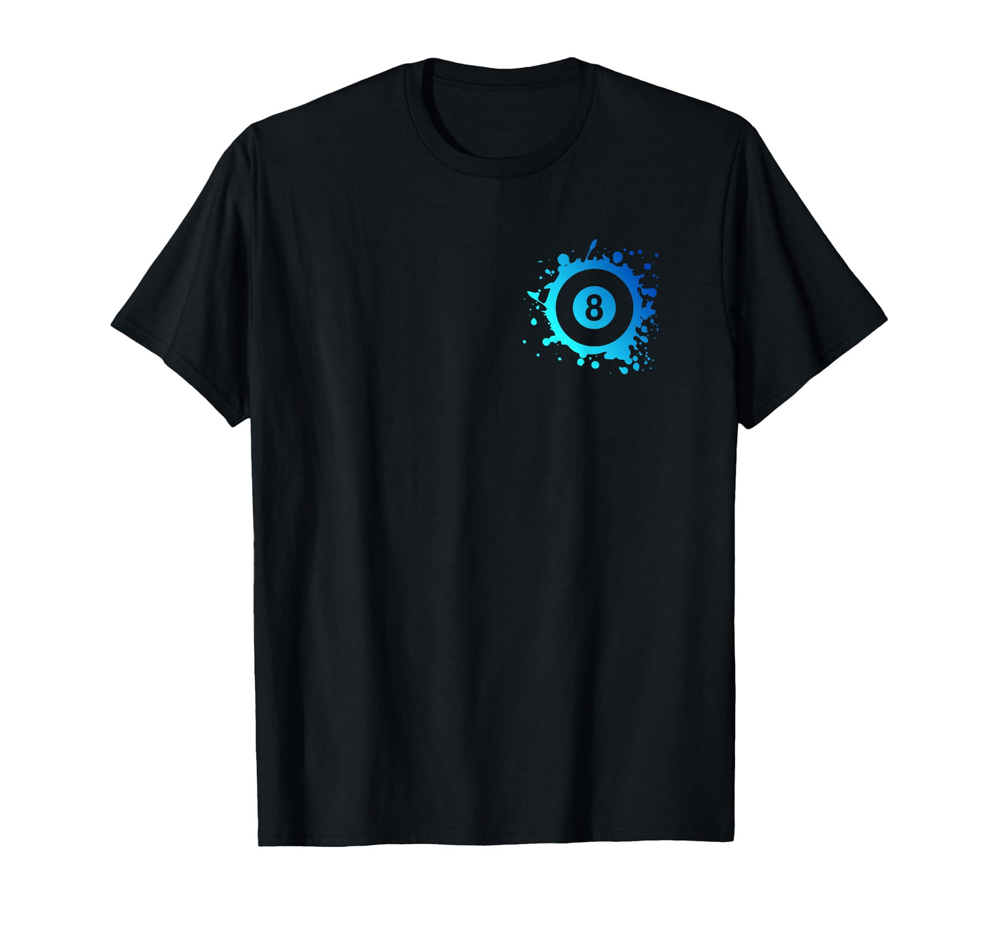 Pool Billiards Player Eight Ball Simple Pool T-Shirt