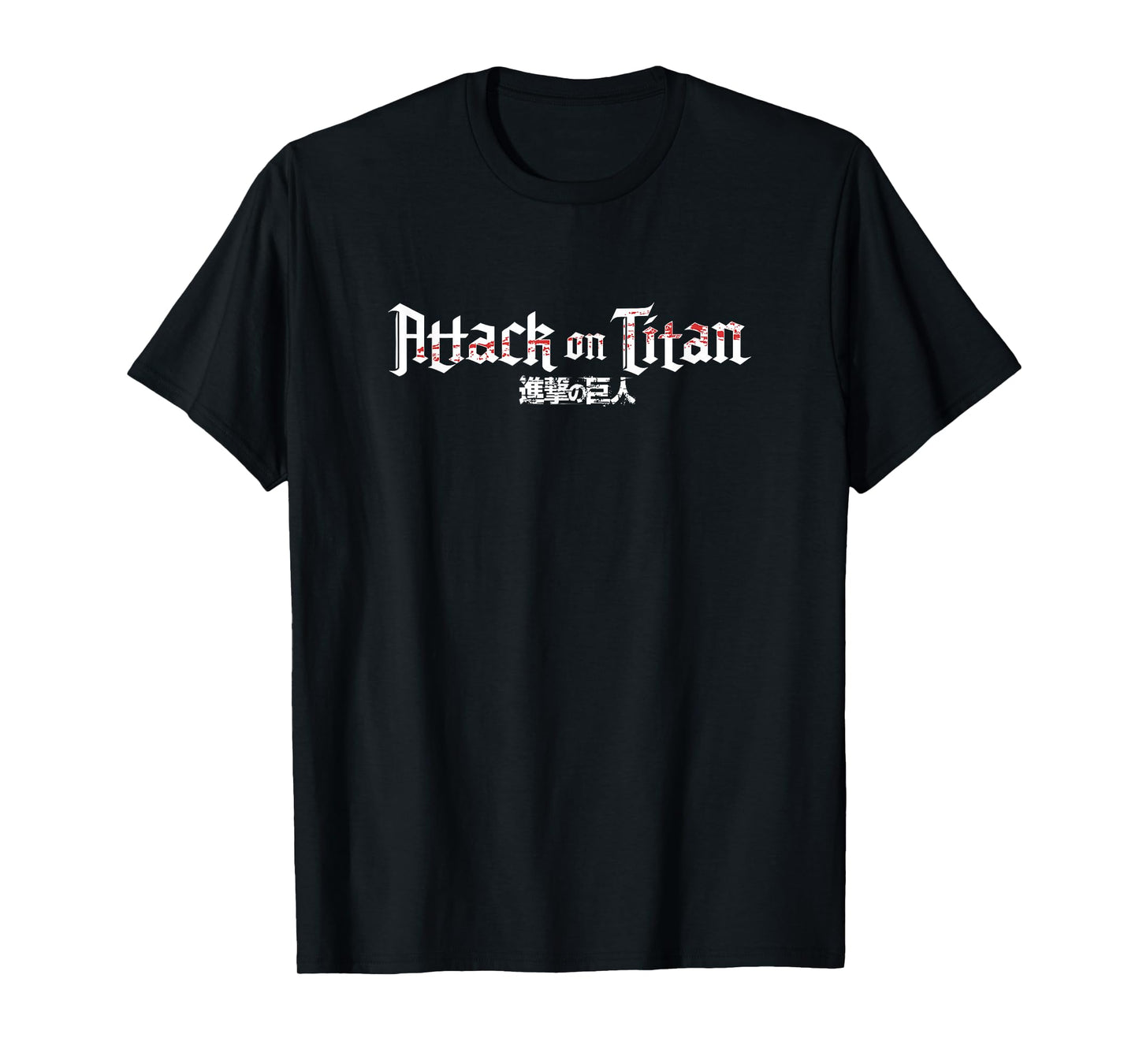 Attack on Titan Front and Back Logo and Levi Pose Anime T-Shirt