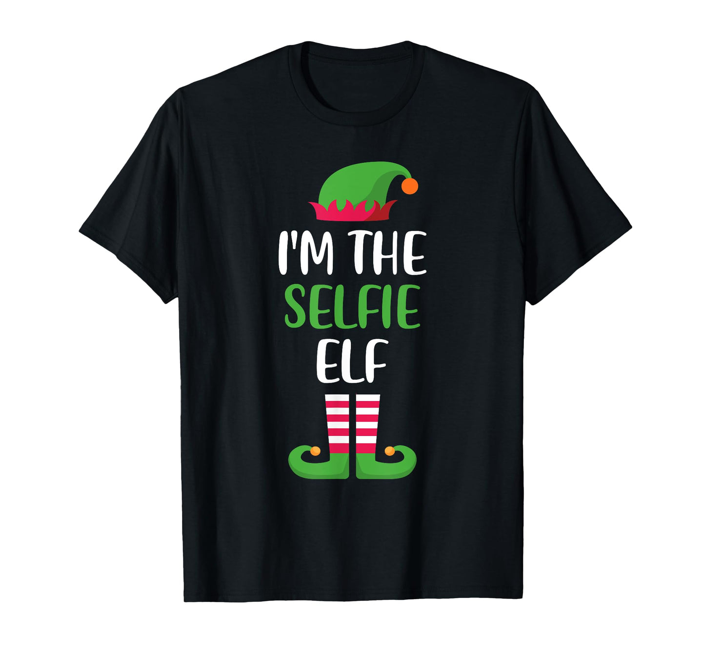The Selfie Elf Family Matching Christmas Group Funny Xmas T-Shirt