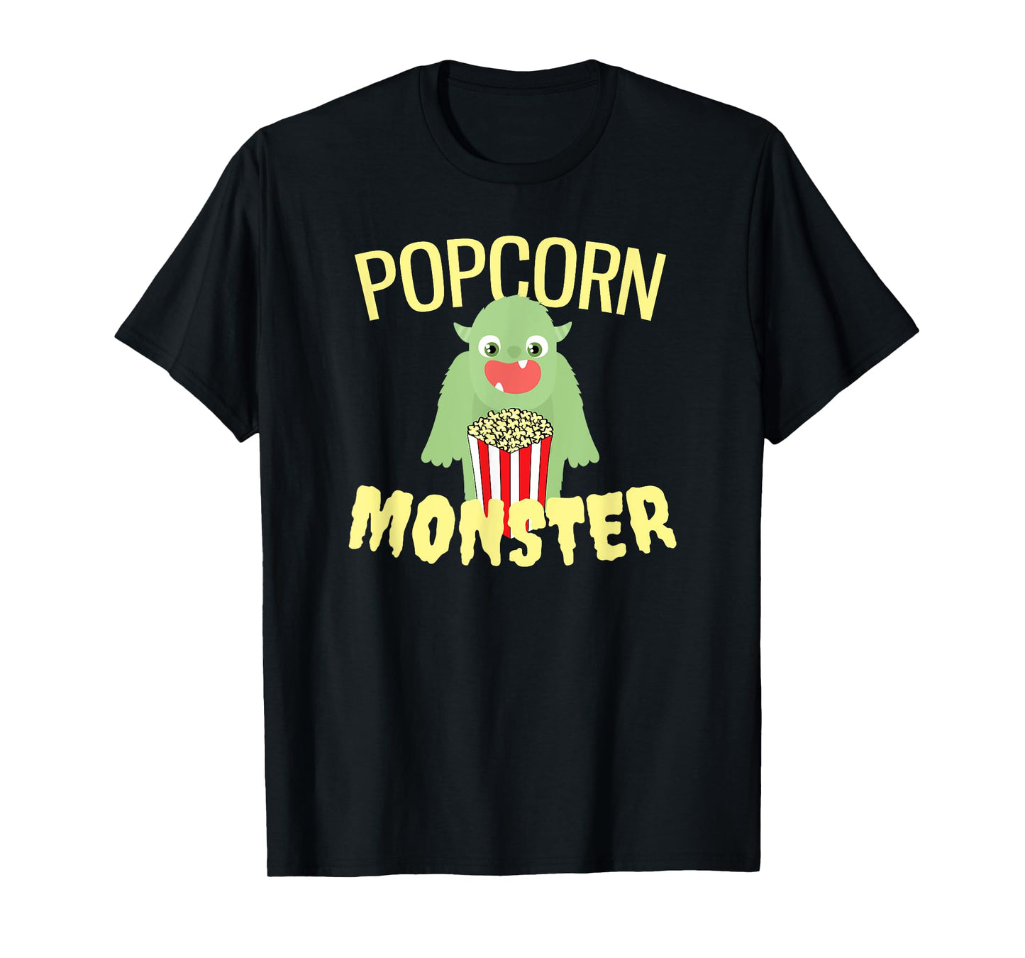 Funny popcorn monster T-shirt