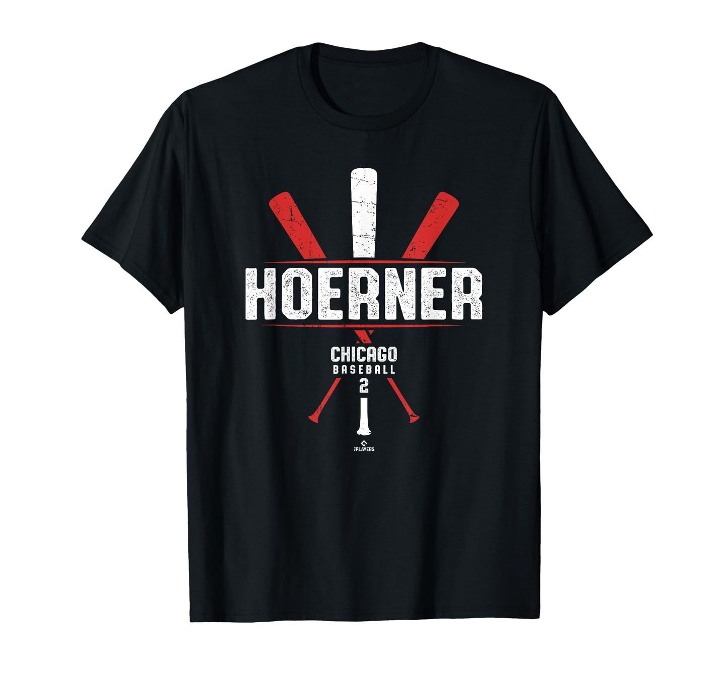 Vintage Baseball Bat Gameday Nico Hoerner Chicago Baseball T-Shirt