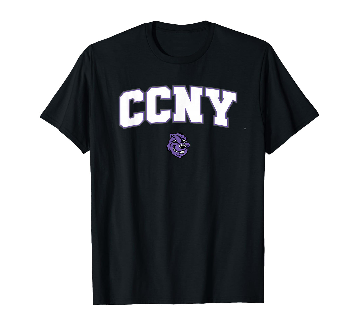 City College of New York CCNY Beavers Arch Logo T-Shirt