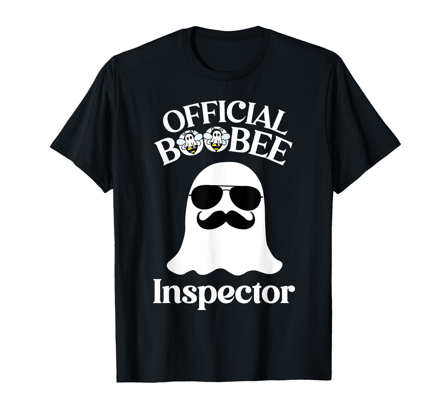 Boo-Bee Inspector Lazy DIY Halloween Costume Funny Ghost T-Shirt