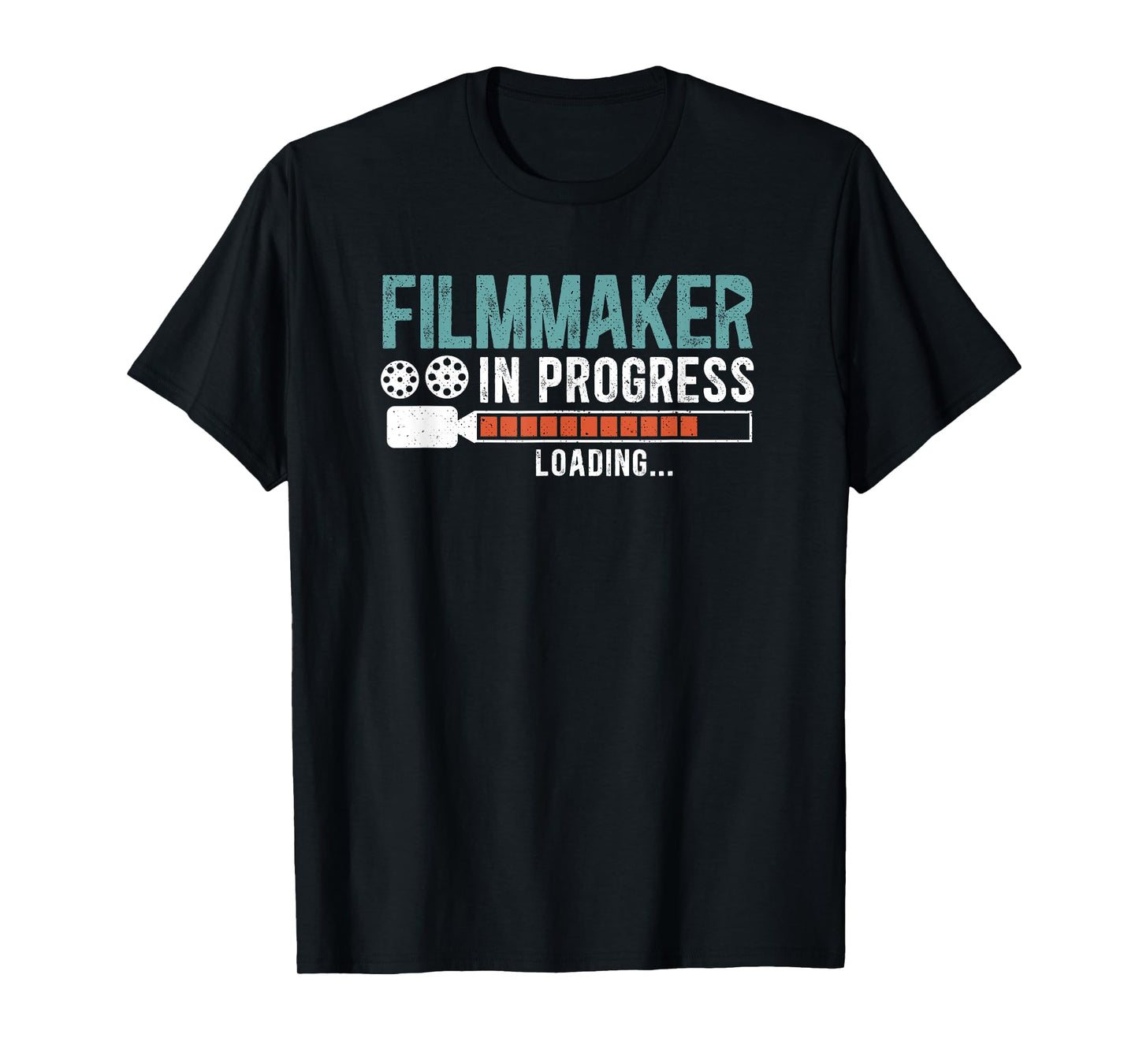 SHIRTSIDE Film Maker Unisex-Adults Black T-Shirt Movie Maker Editor T-Shirt Small