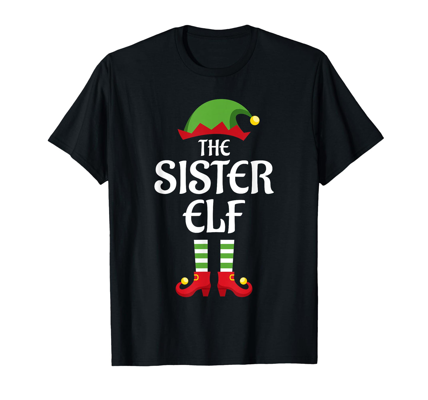 Sister Elf Family Matching Group Christmas T-Shirt