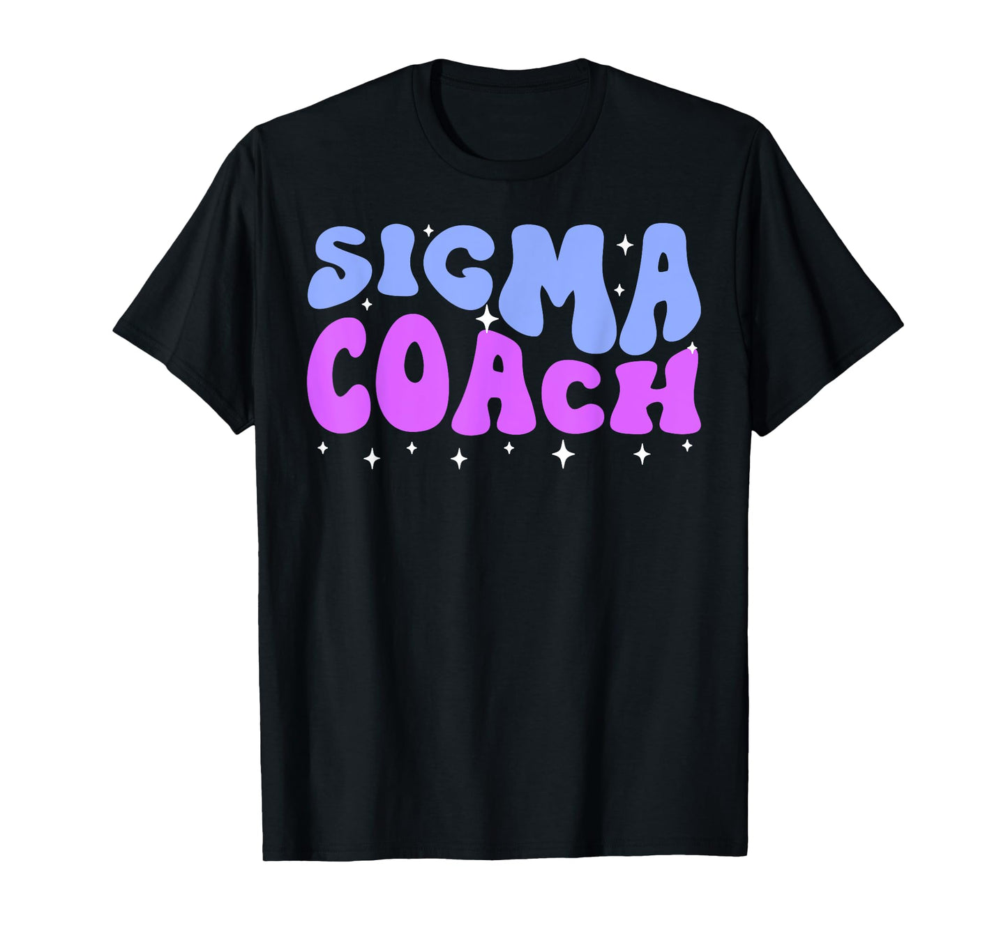 Sigma Coach Lone Wolf Stoic Strategist Groovy Art T-Shirt