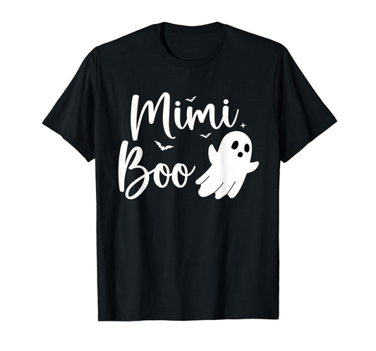 Mimi Boo Halloween Family Matching Ghost Grandma T-Shirt