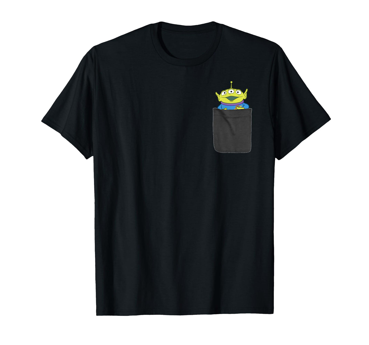 Disney Pixar Toy Story Pizza Planet Alien Mini Pocket Icon T-Shirt