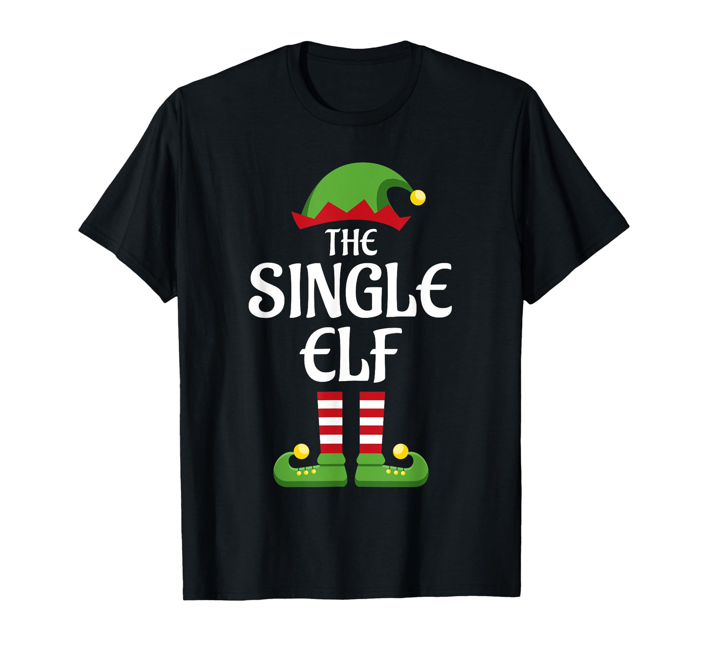Single Elf Family Matching Group Christmas T-Shirt