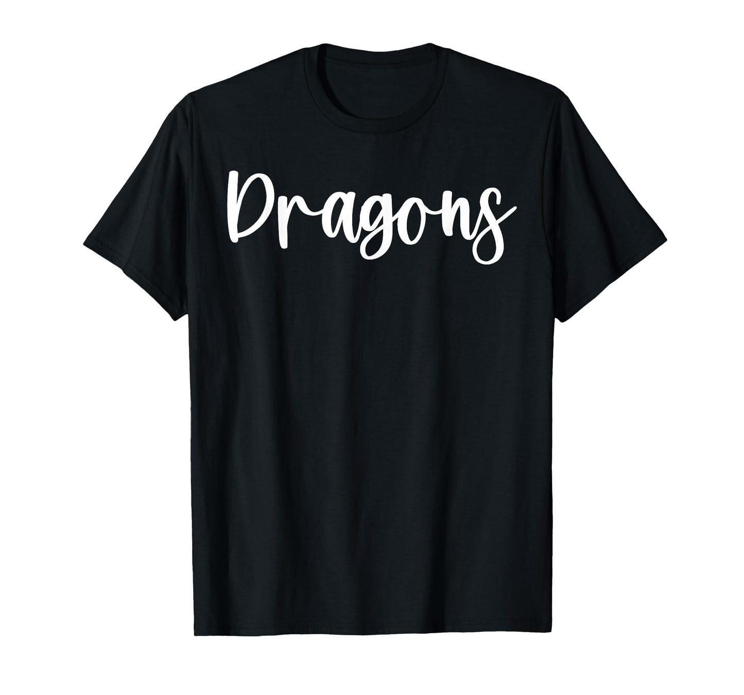Dragons School Spirit Team Mascot Game Night T-Shirt
