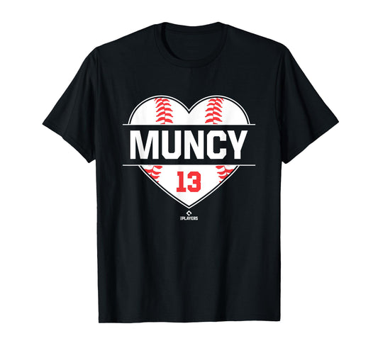 Vintage Baseball Bat Gameday Max Muncy Los Angeles MLBPA T-Shirt