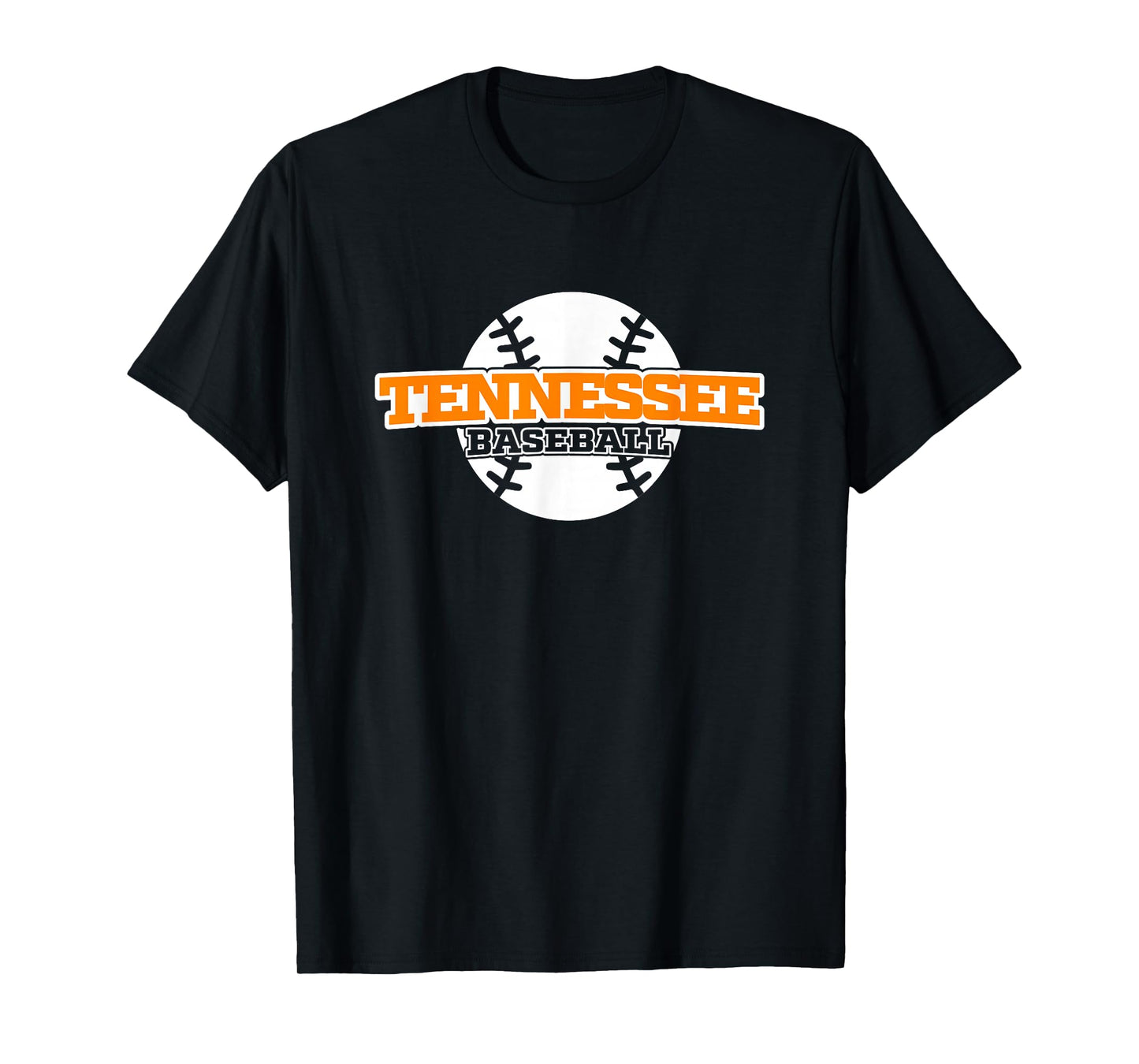 Tennessee Baseball Block Font T-Shirt