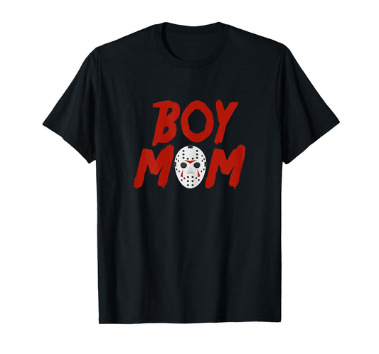 Boy Mom I Wish It was Friday Halloween T-Shirt