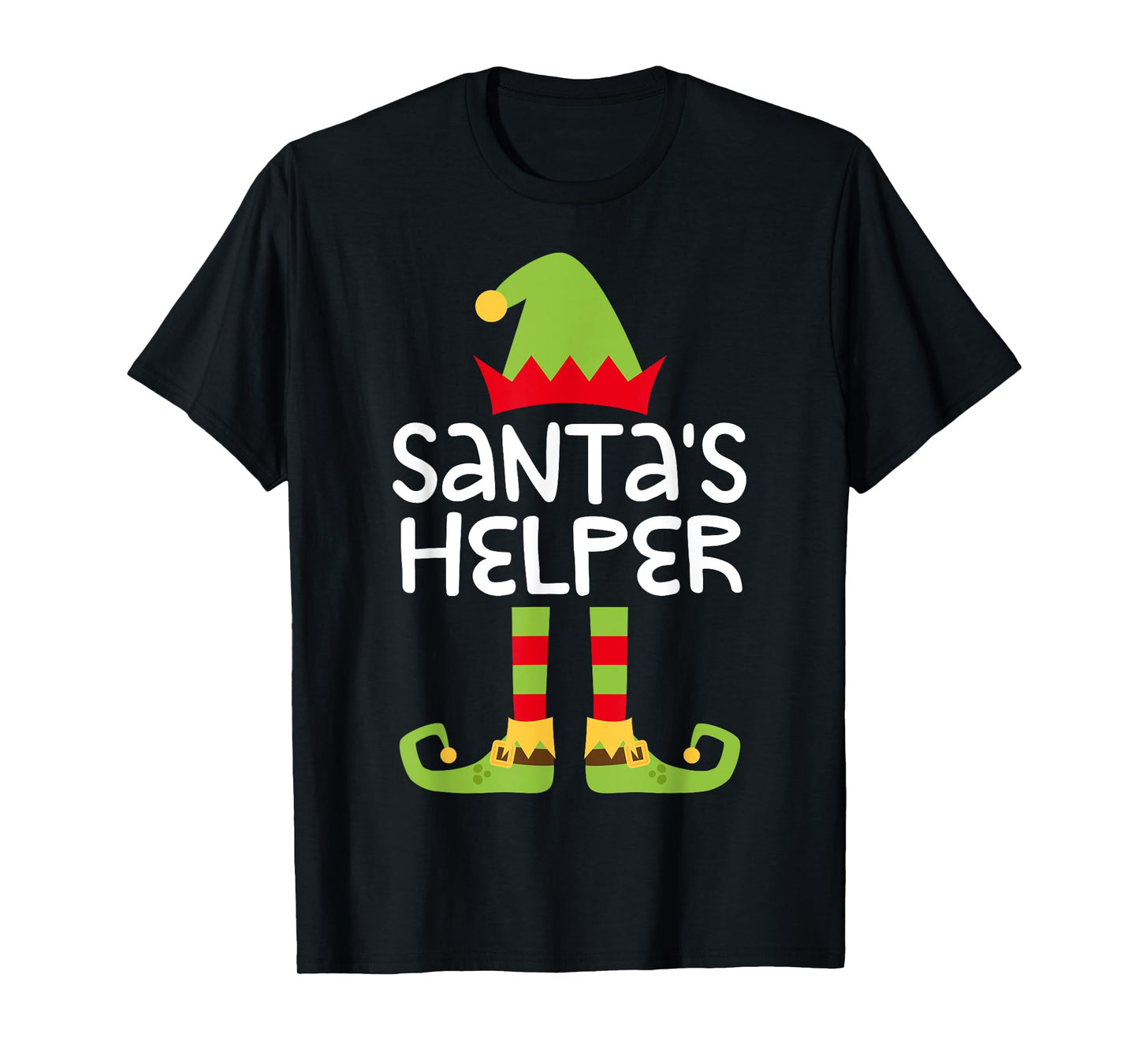 Santa's Helper T-Shirt Matching Christmas Elf Shirt T-Shirt