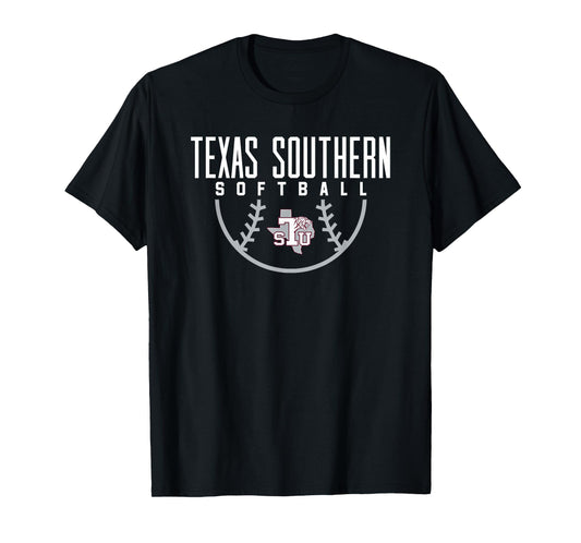 Texas Southern University Tigers Softball Arch T-Shirt