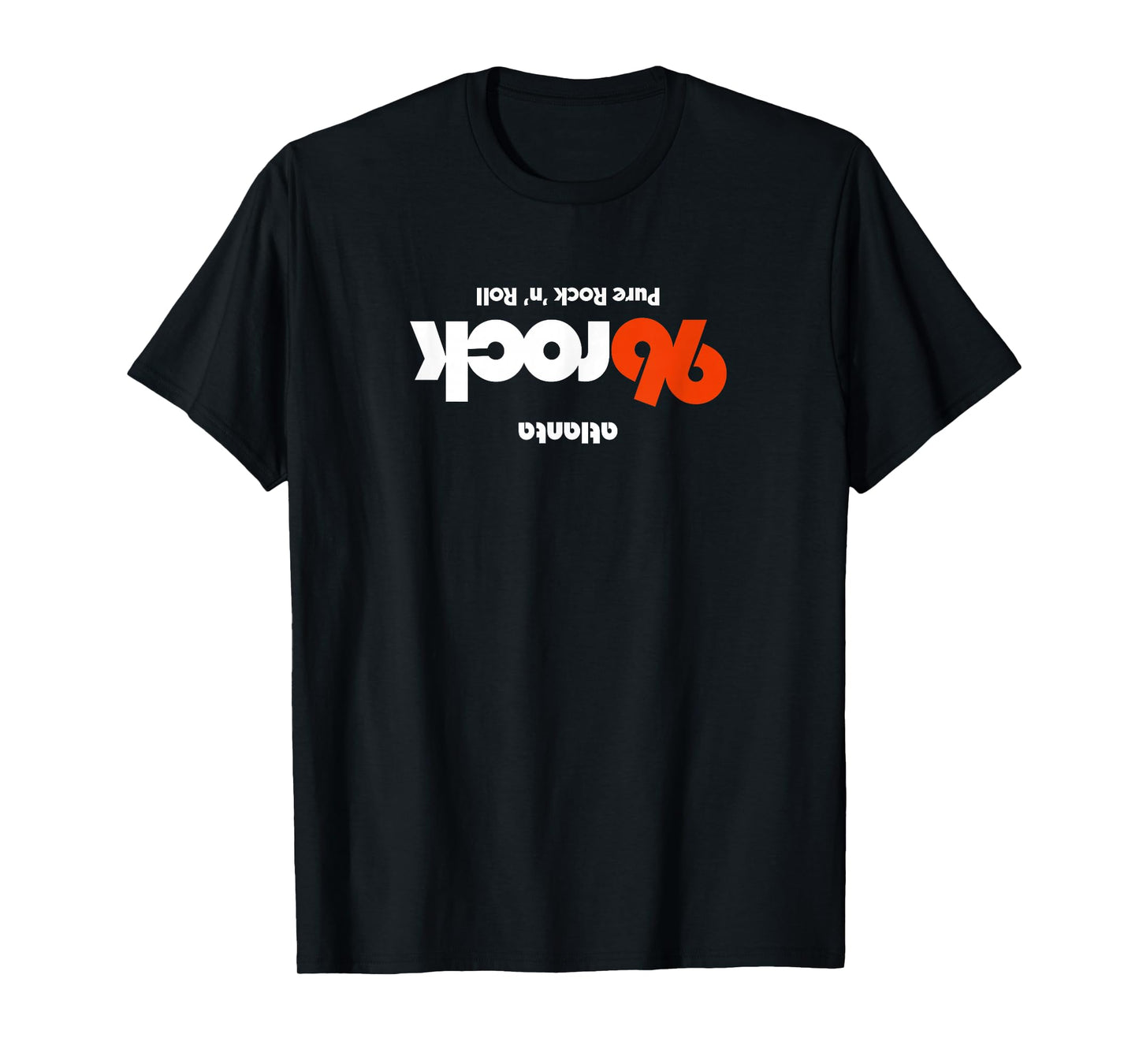 96 Rock Atlanta Upside Down Dark T-Shirt