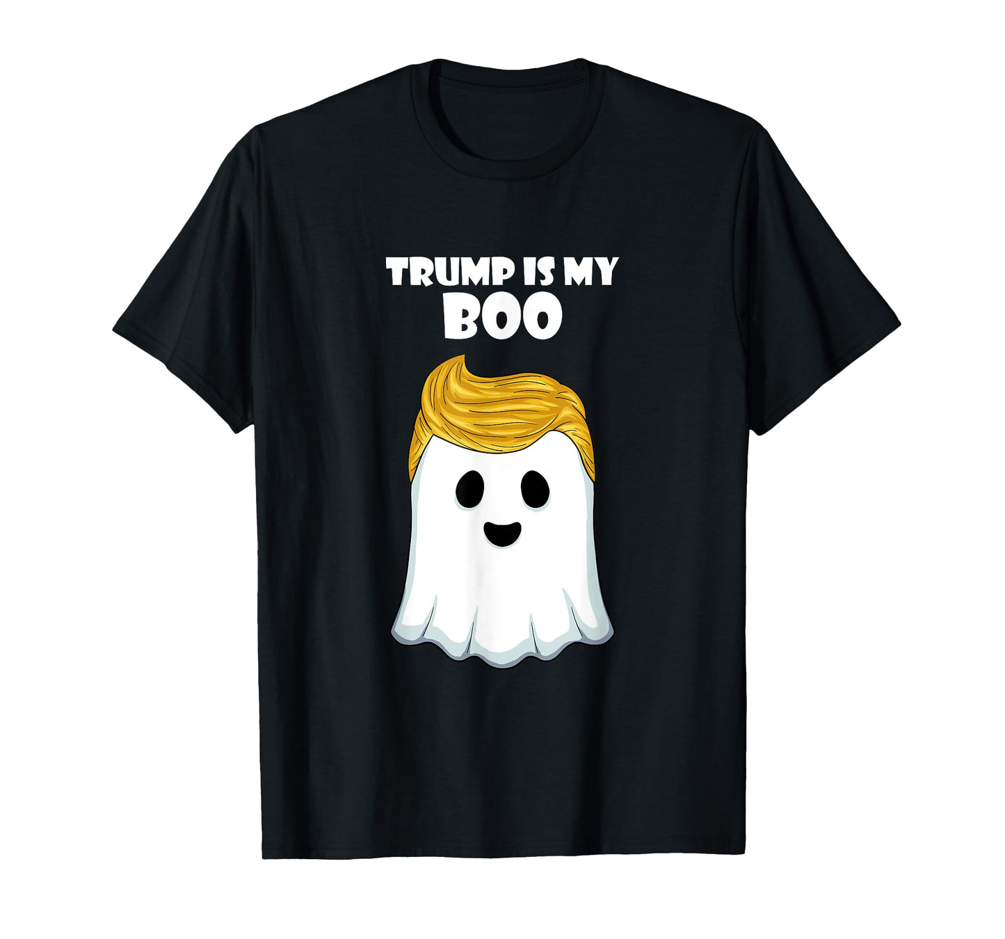 Trump 2024 Hair Funny Ghost Halloween Boo T-Shirt