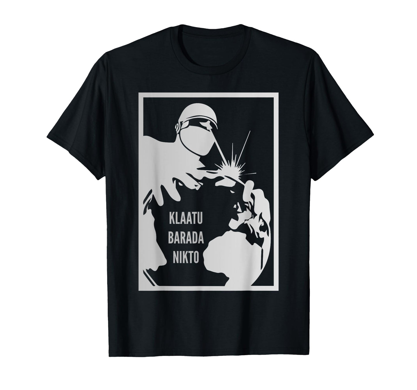 Klaatu Barada Nikto Gort Robot SiFi T-Shirt