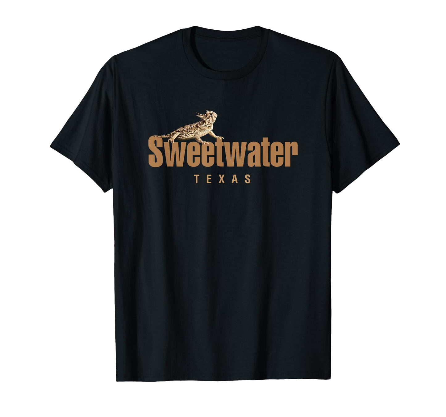 Sweetwater Texas Horned Toad Design T-Shirt