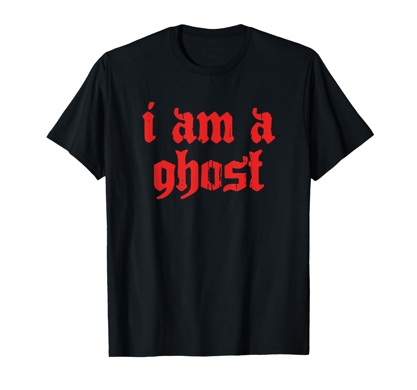 Soft Grunge I Am A Ghost Halloween T-Shirt