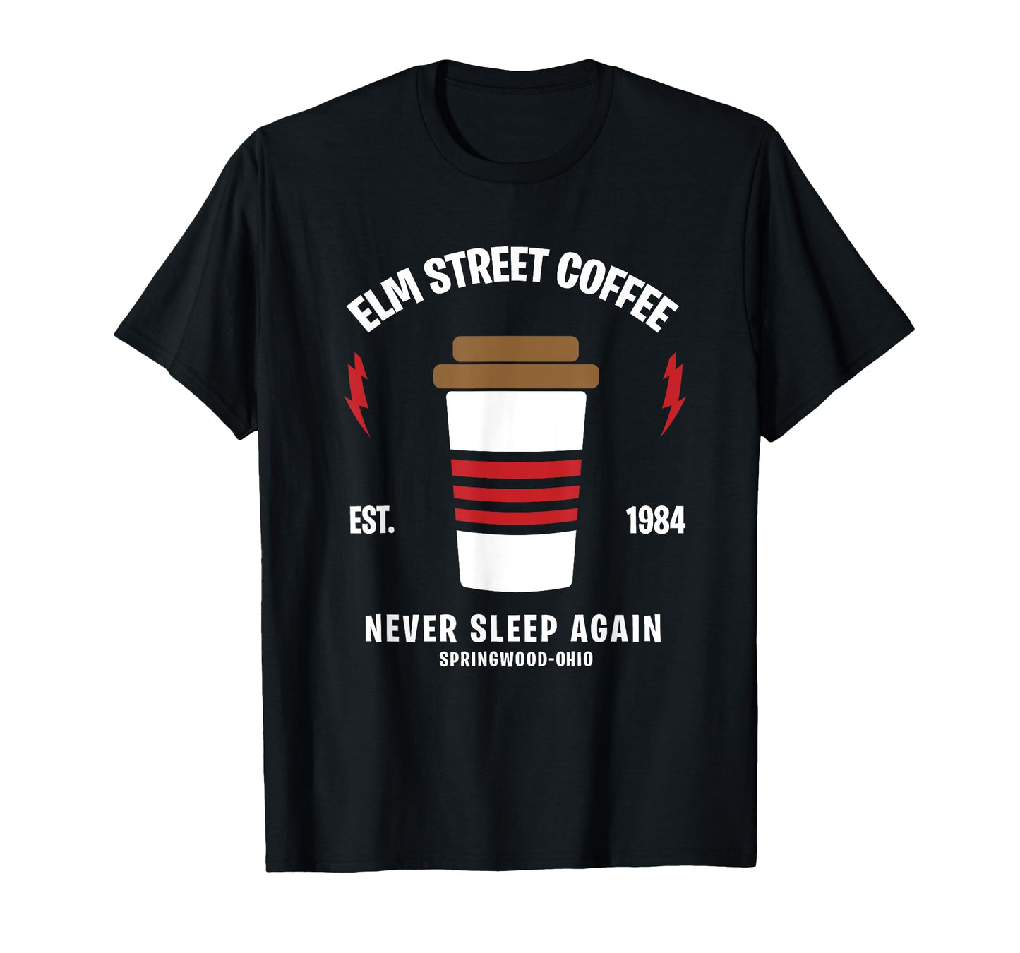 Elm Street Coffee sleeping Freddy funny gift T-Shirt