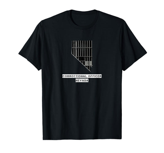 Nevada Correctional Officer Thin Gray Line Flag T-Shirt