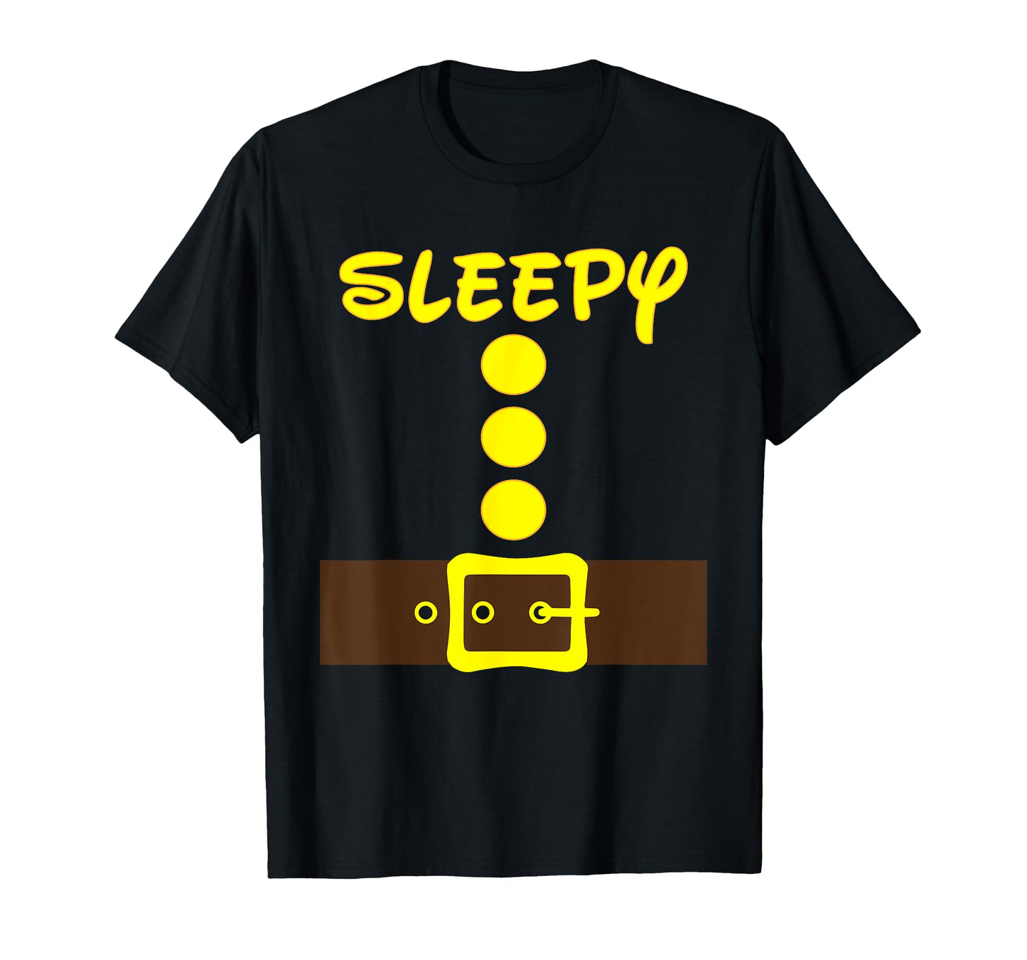 Dwarf Easy Halloween Color Costume Men Women Kids Matching T-Shirt