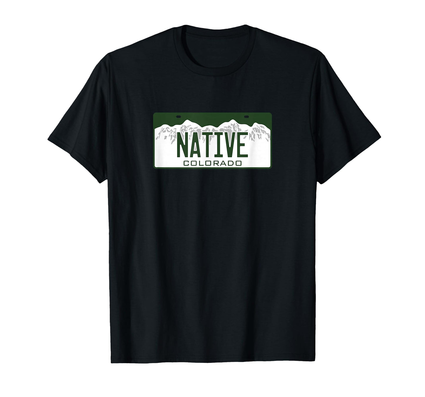 Colorado NATIVE License Plate T-Shirt T-Shirt