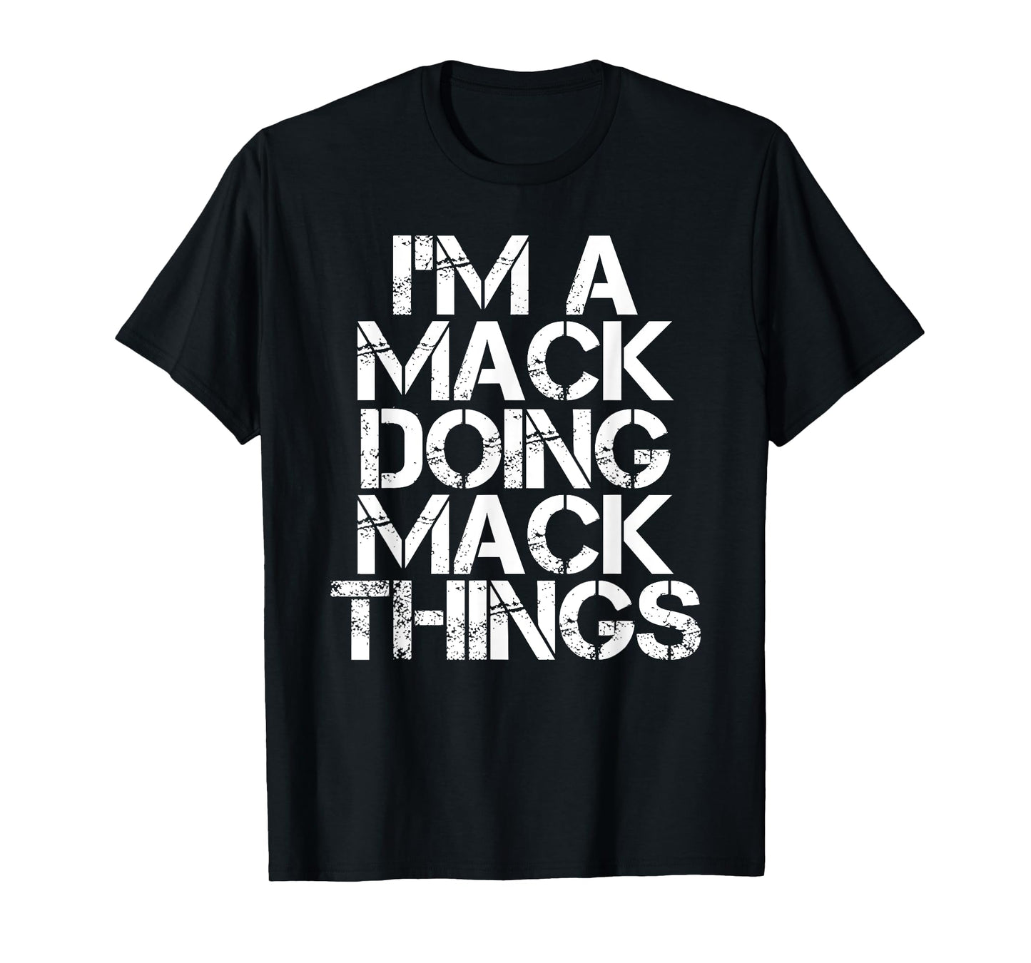 MACK Funny Surname Family Tree Birthday Reunion Gift Idea T-Shirt