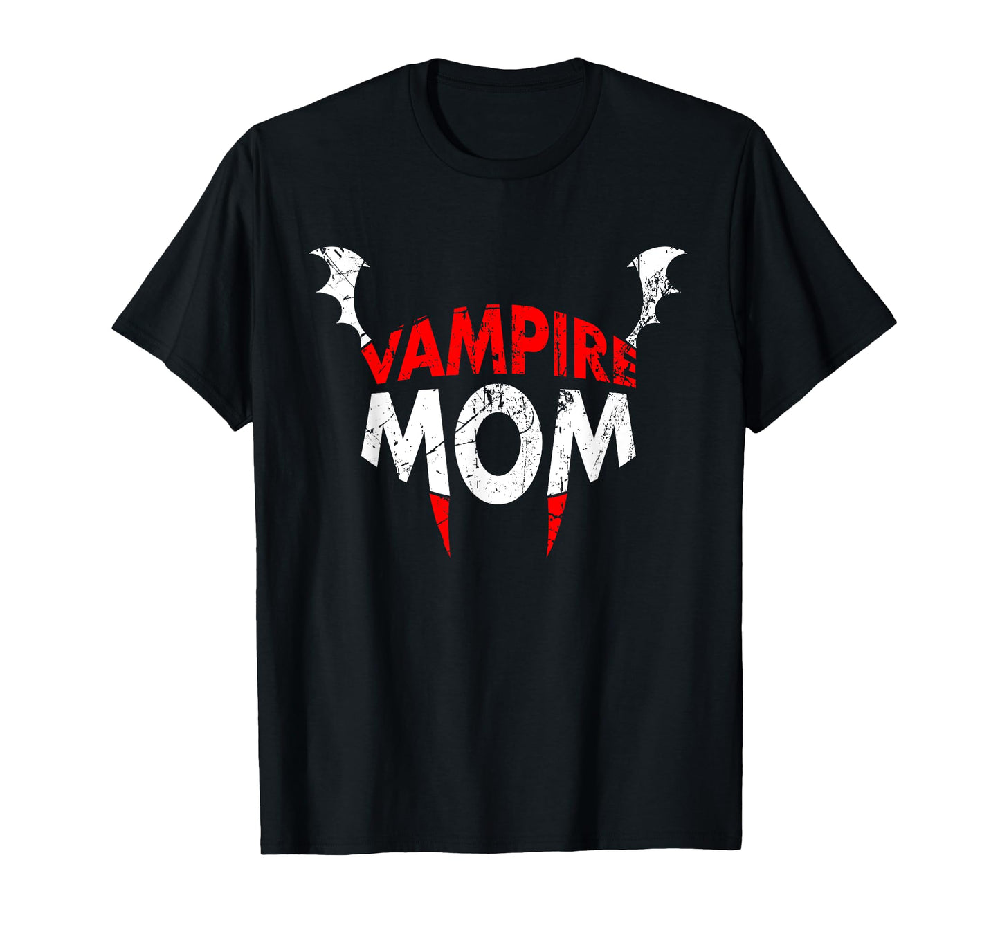 Womens Funny Vampire Mom Halloween Party Costume T-Shirt