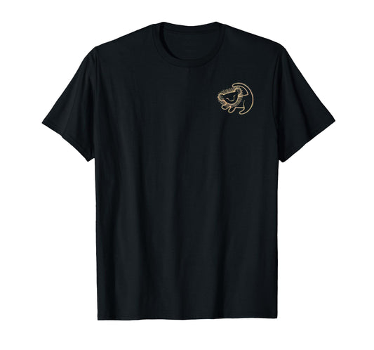 Disney Lion King Simba Gold Cave Painting Graphic T-Shirt T-Shirt