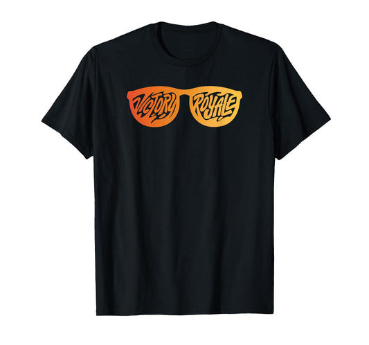 Fortnite Victory Royale Gradient Shades Center Logo T-Shirt