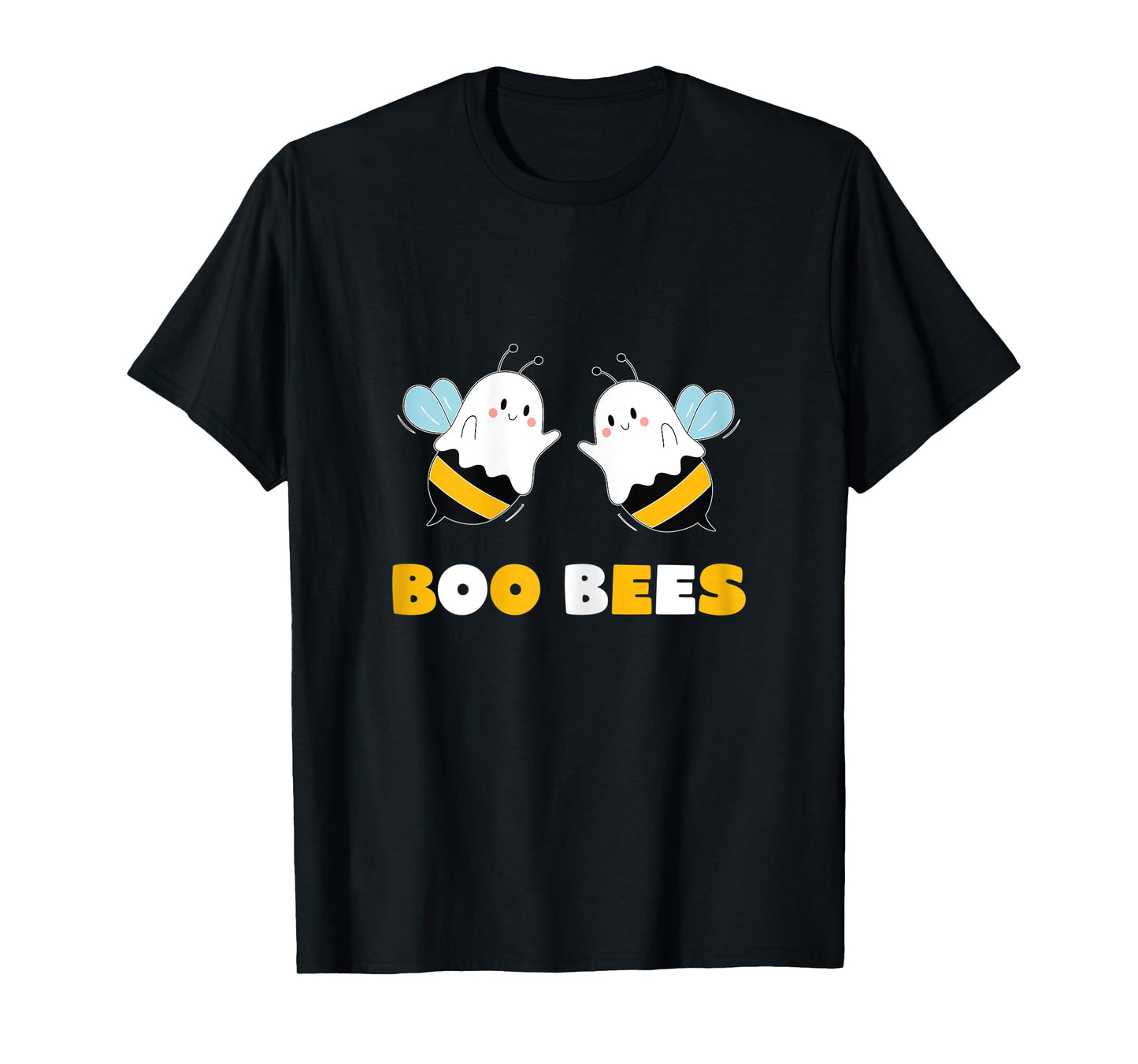 Womens Boo Bees Funny Girls Halloween Ghost Bee Meme T-Shirt