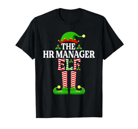 The HR Manager Elf Shirt Funny Christmas Family Matching T-Shirt