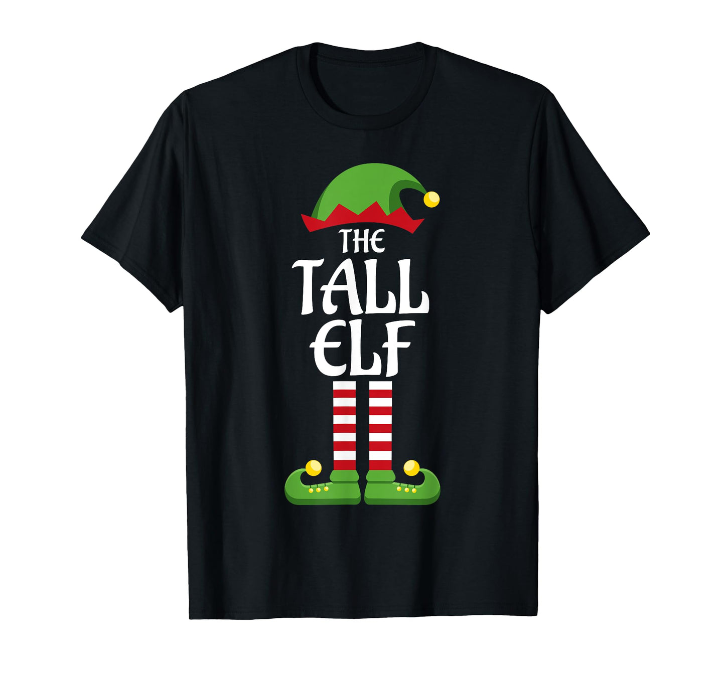 Tall Elf Family Matching Group Christmas T-Shirt