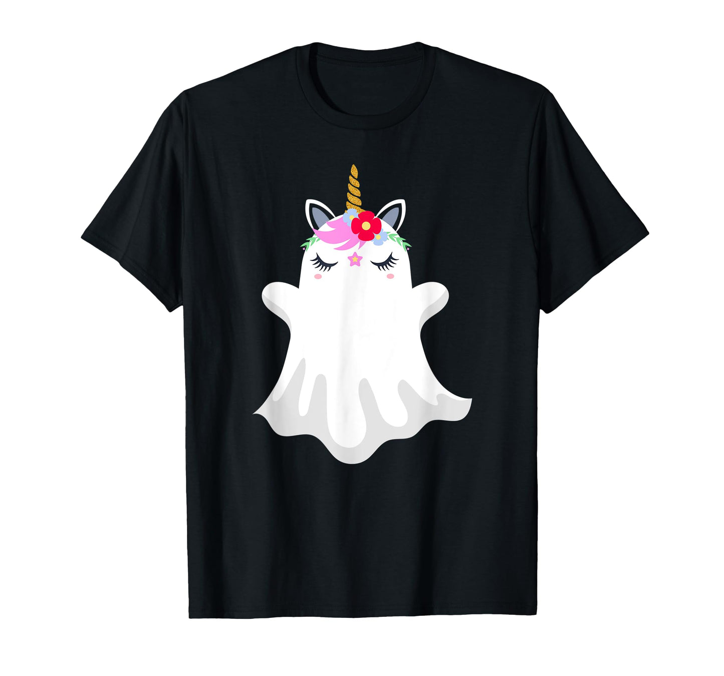 Ghost Boonicorn Cool Cute Unicorn Halloween Costume for Girl T-Shirt