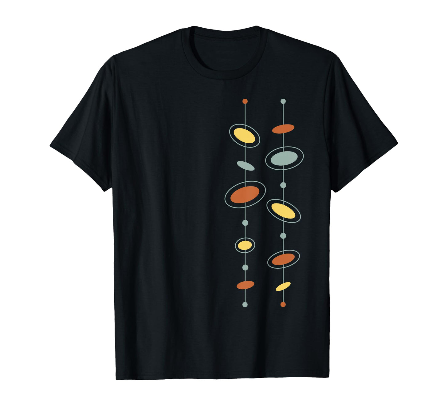Atomic Age Mid Century Modern Pattern T-Shirt