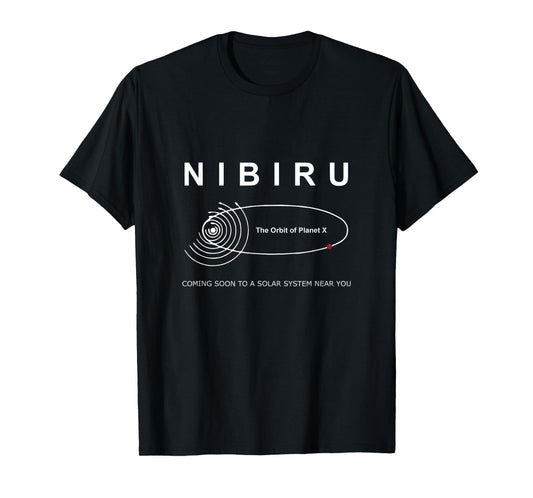 Planet X Nibiru Orbit Solar System Astronomy Space T Shirt