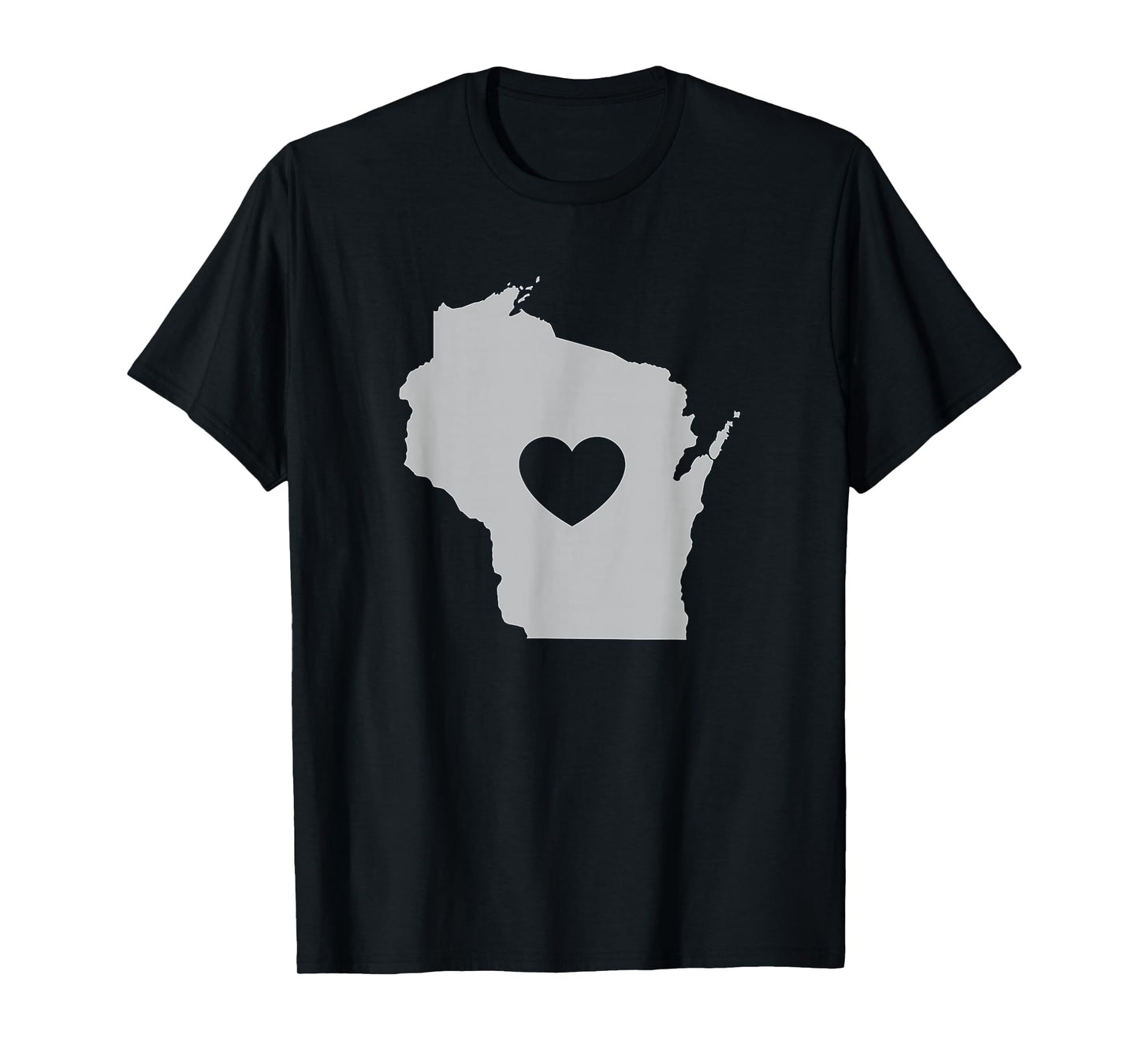 The Official Wisconsin Love Heart T-Shirt T-Shirt