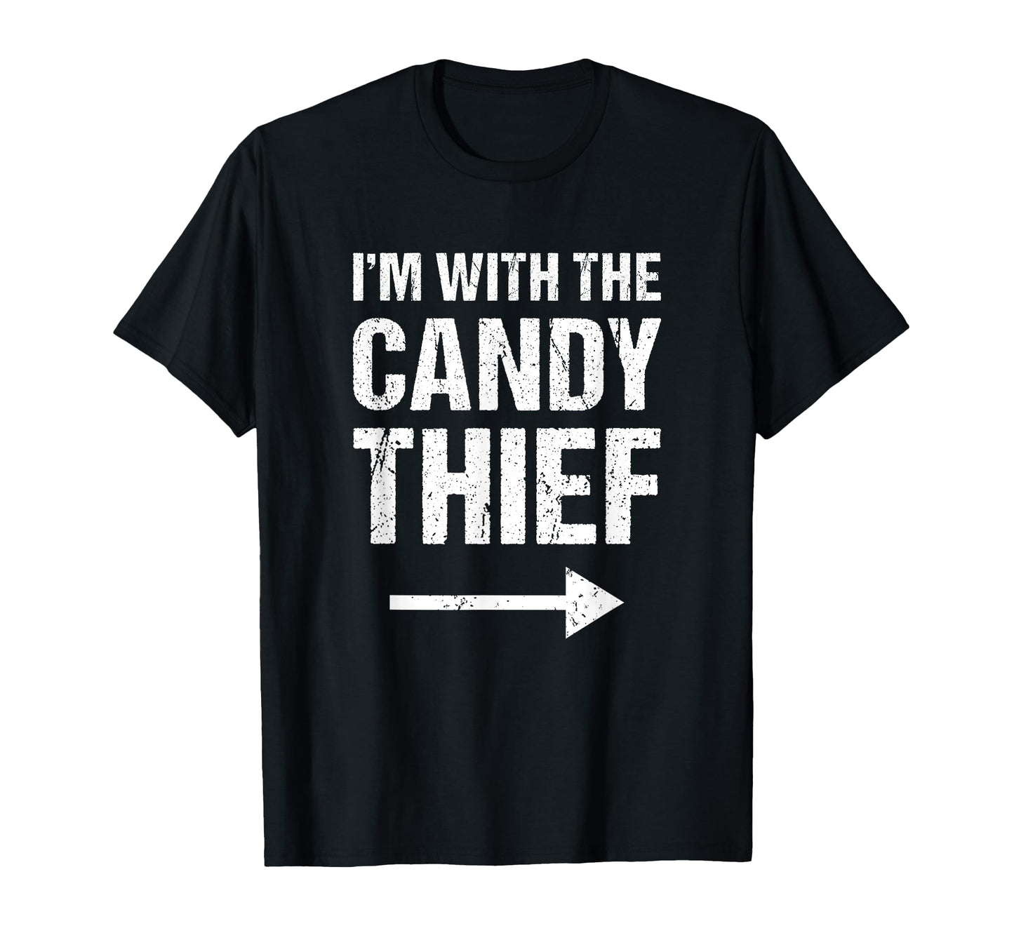 Halloween Couples Costume Shirt I'm With The Candy Thief