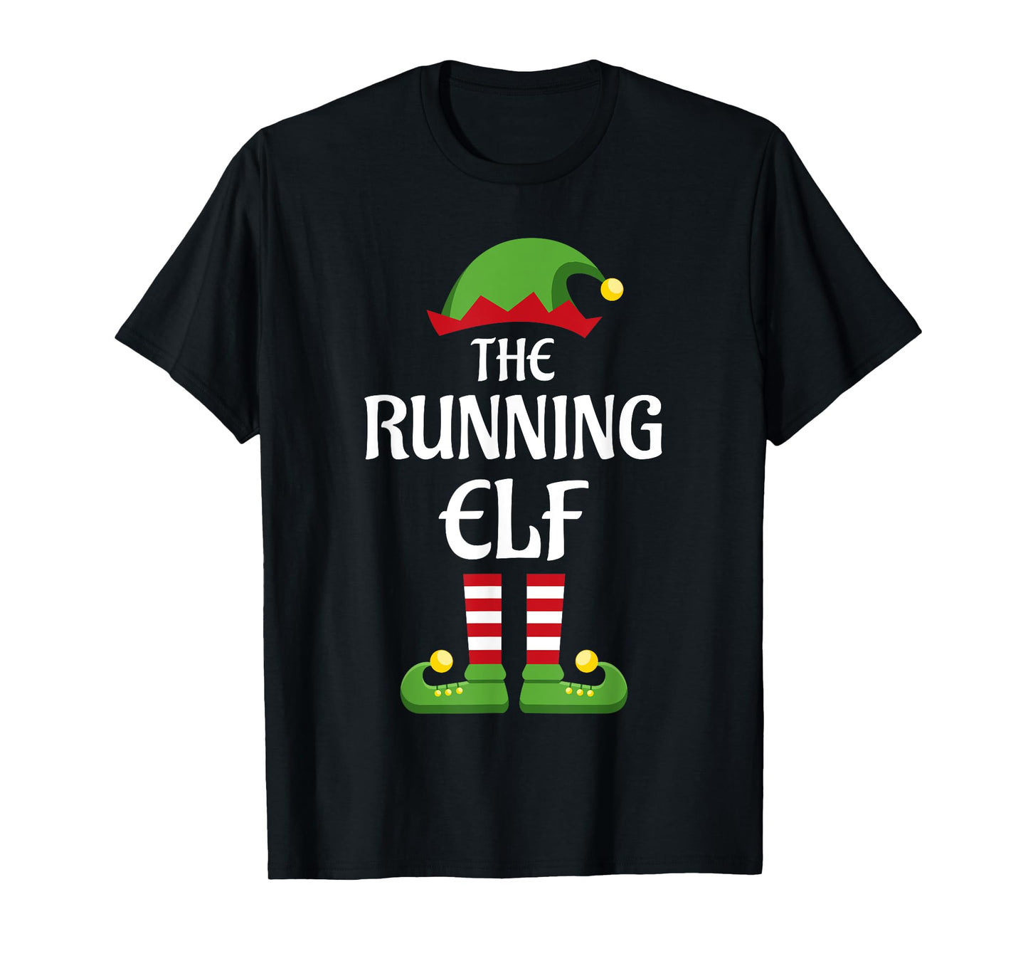 Running Elf Family Matching Group Christmas T-Shirt
