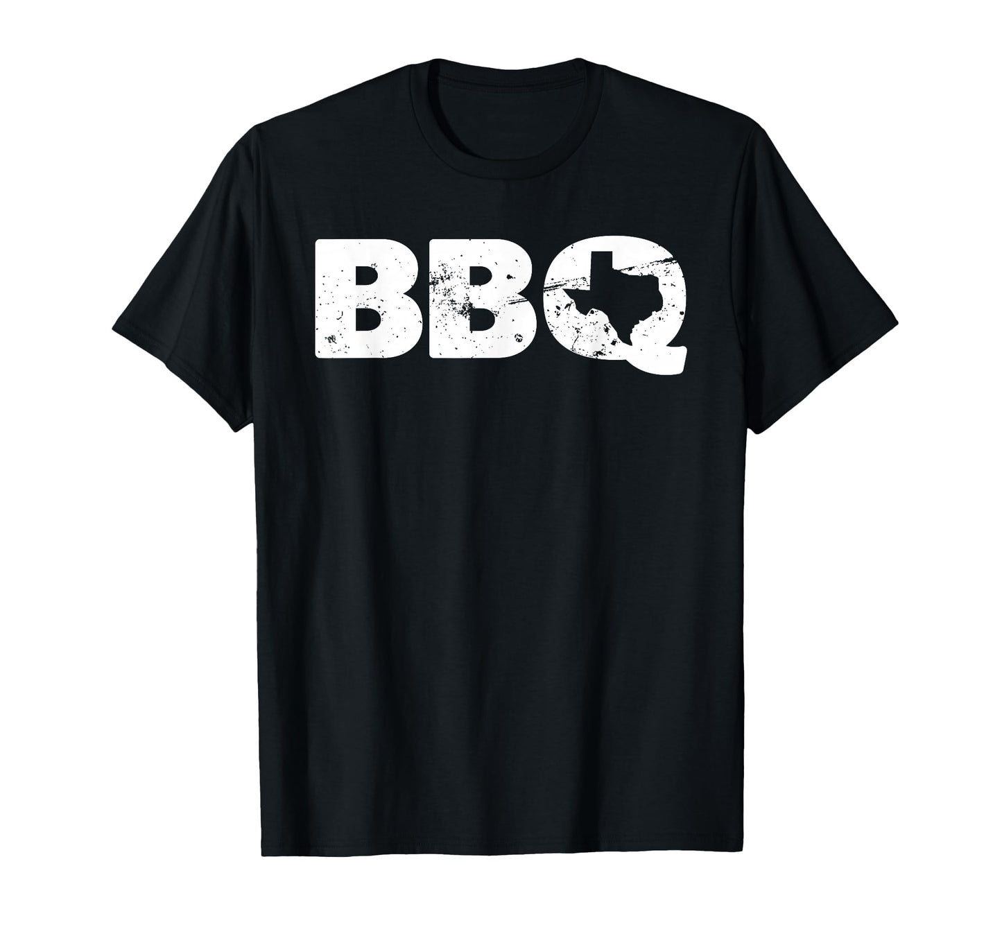 Texas BBQ novelty Texas barbecue and map vintage BBQ T-Shirt