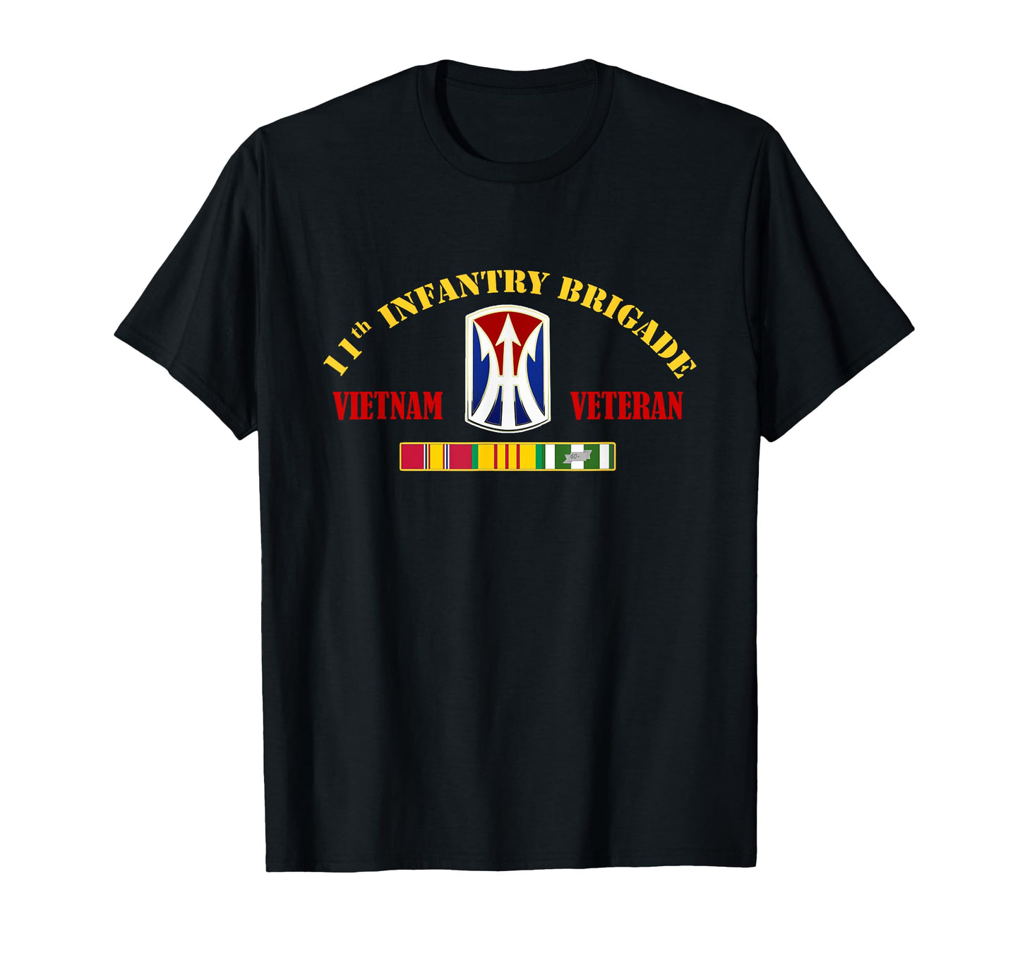 11th Infantry Brigade Vietnam Veteran Veterans Day Papa Xmas T-Shirt
