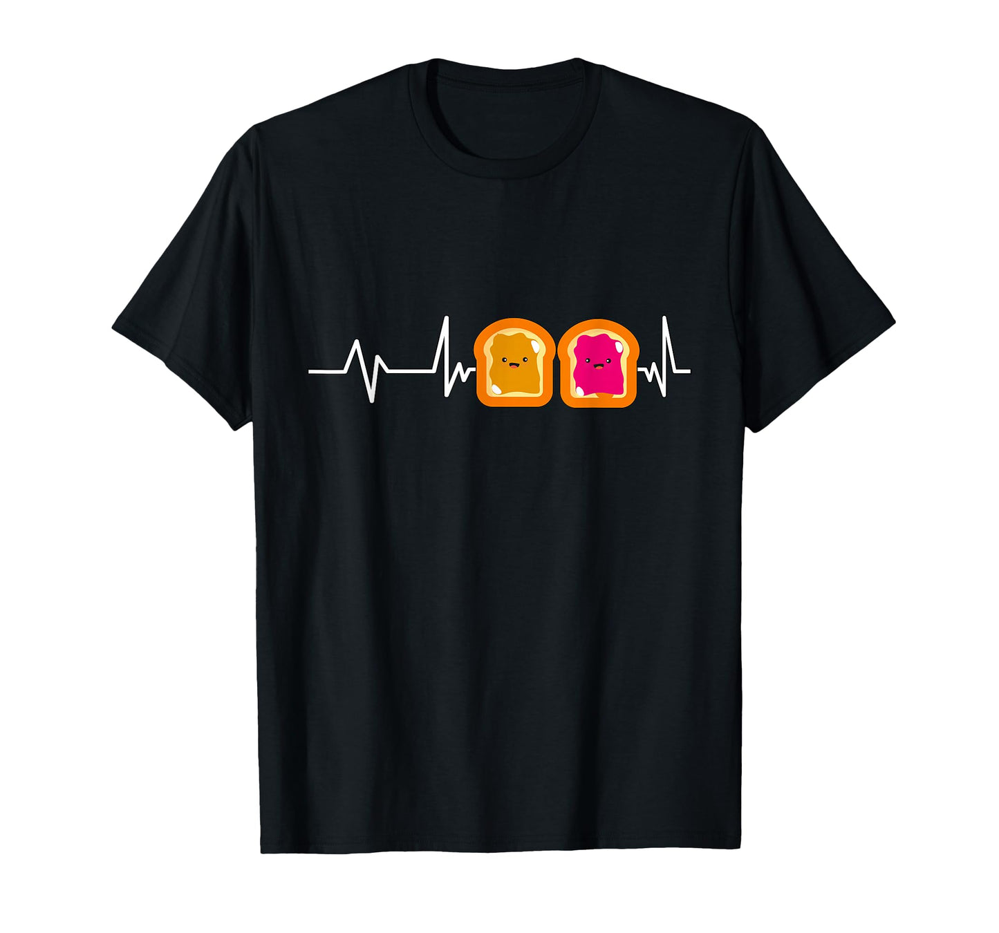 Peanut Butter Jelly Heartbeat Gift Peanut Butter And Jelly T-Shirt