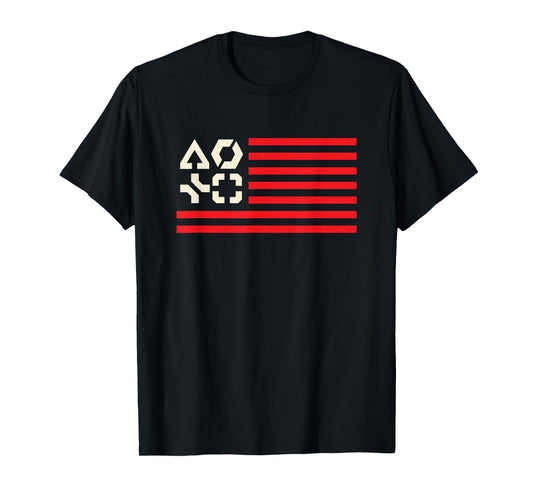 Battlefield Class USA Patriot Flag Army Game Design BF6 T-Shirt