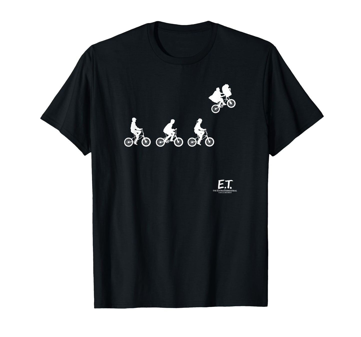 E.T. the Extra-Terrestrial Bike Chase Silhouette T-Shirt